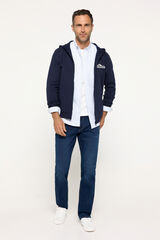 Fifty Outlet Sudadera algodón con capucha Navy