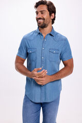 Milano Camisa deportiva denim Azul