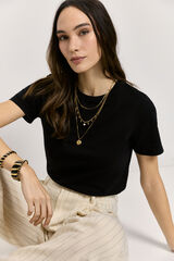 Milano Playera de manga corta Negro