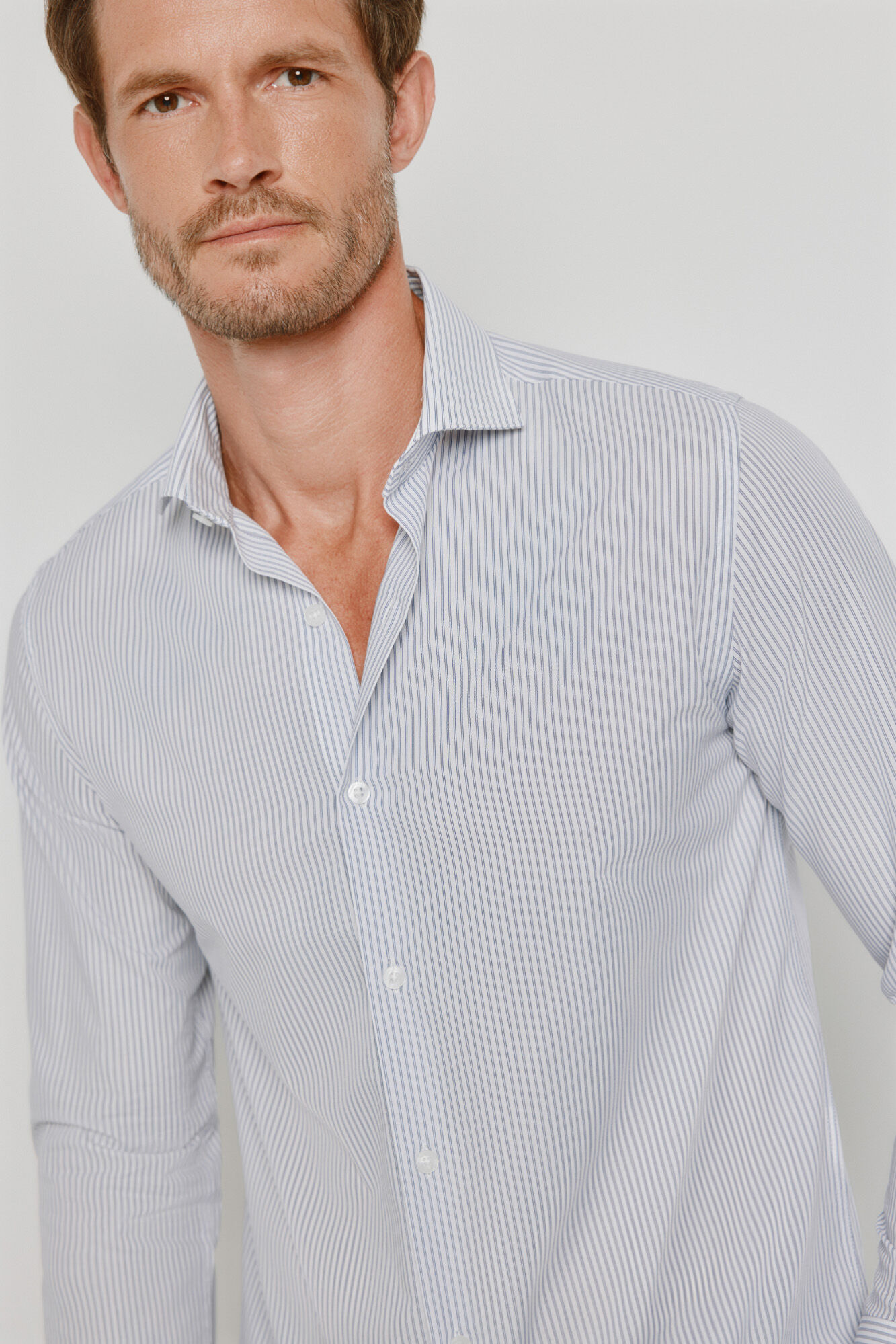 Milano Camisa de rayas manga larga