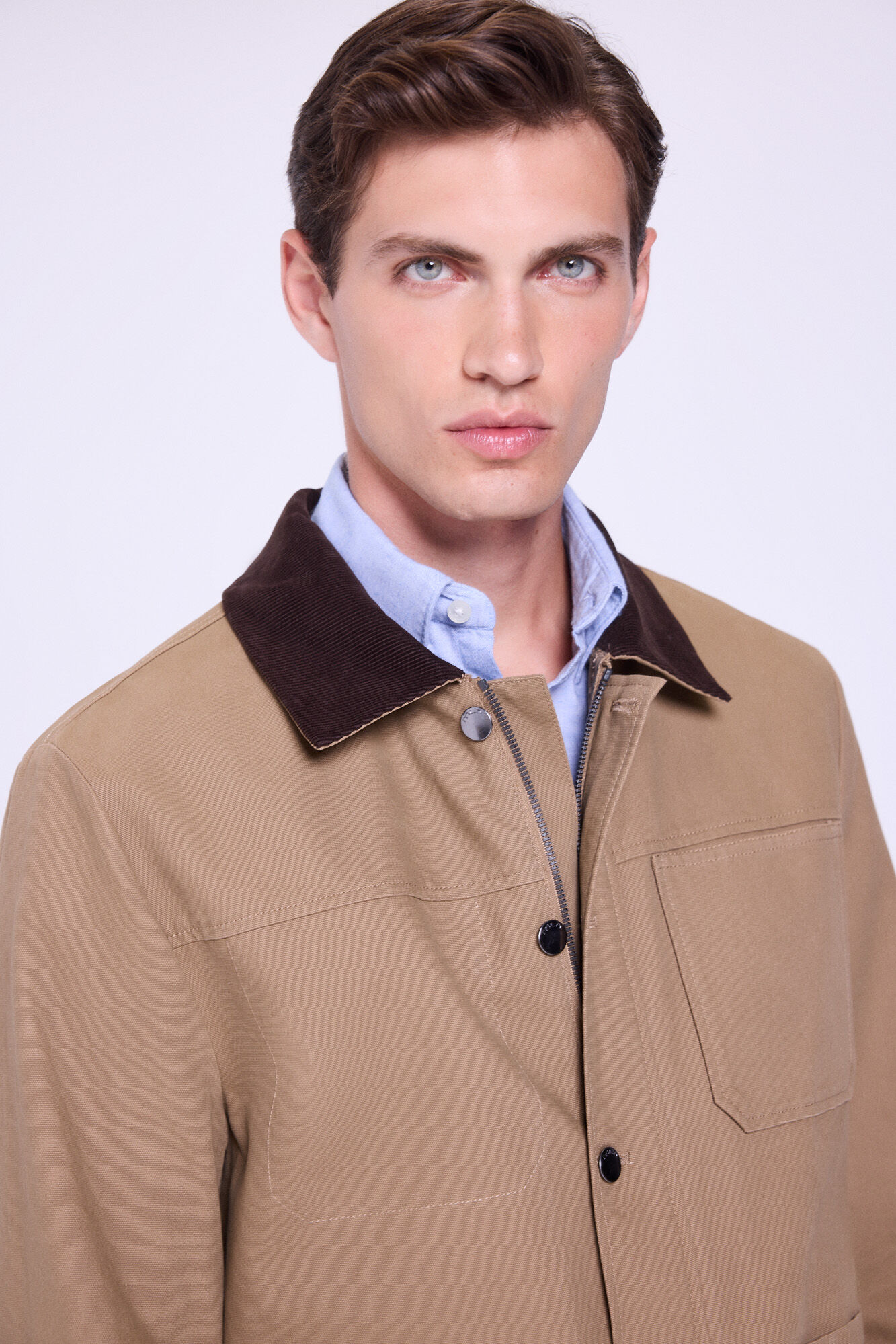 Milano Chamarra con bolsillos Hamilton Beige/Camel