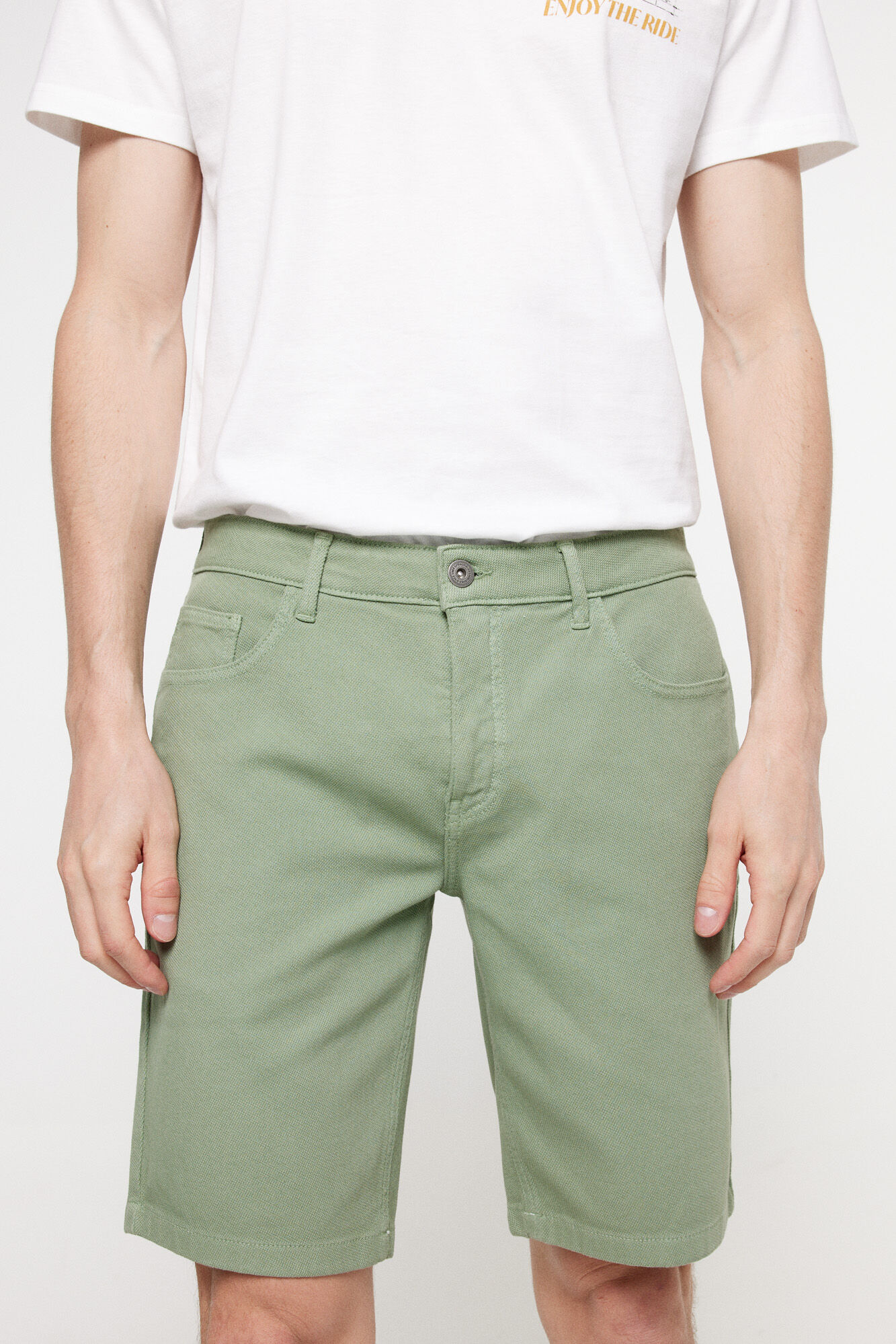 Milano Bermudas denim estructura.