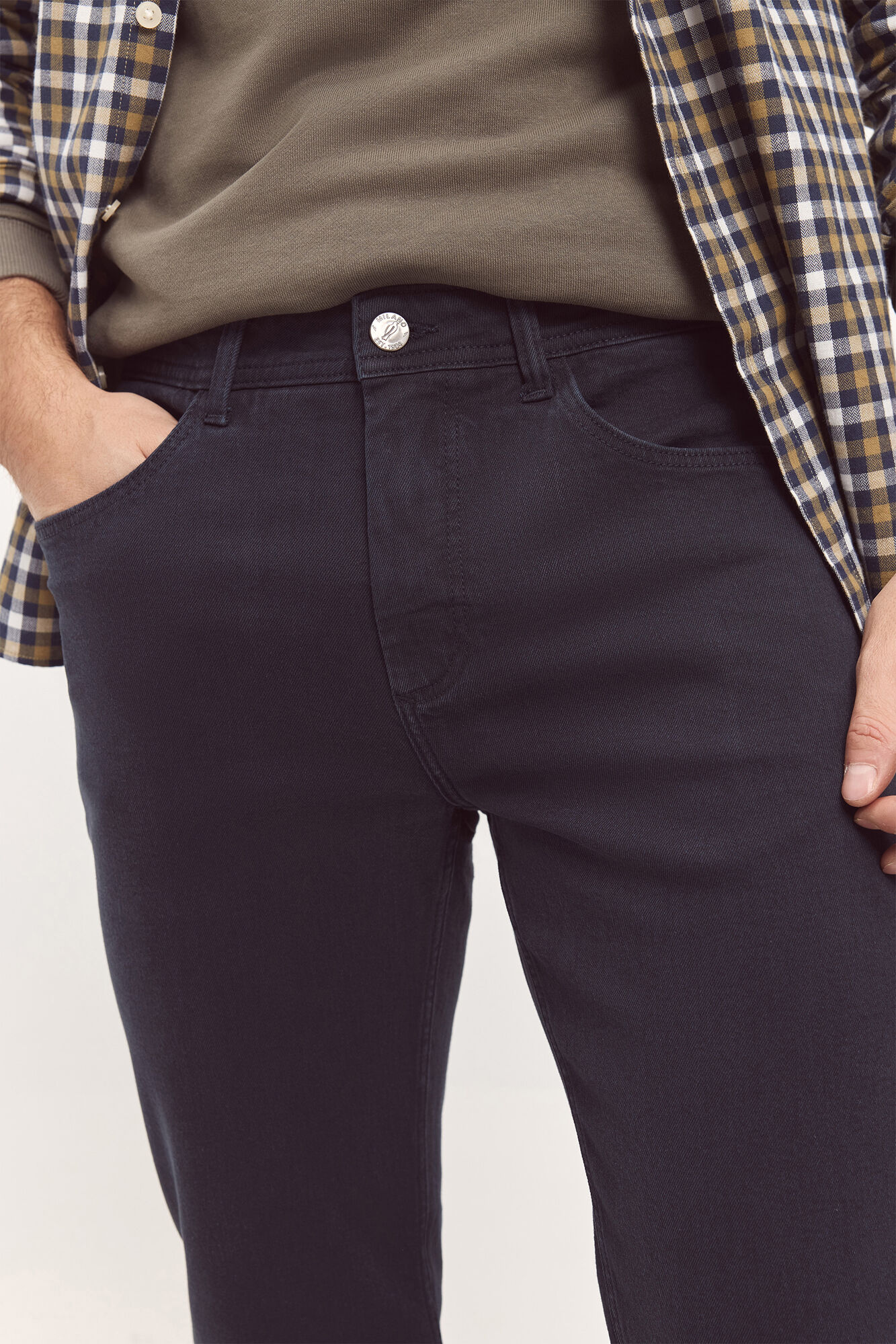 Milano Pantal&oacute;n Slim 5 bolsillos Navy