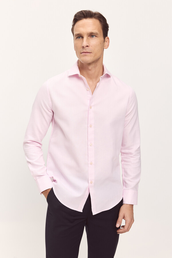 Milano Camisa Vestir Rosa