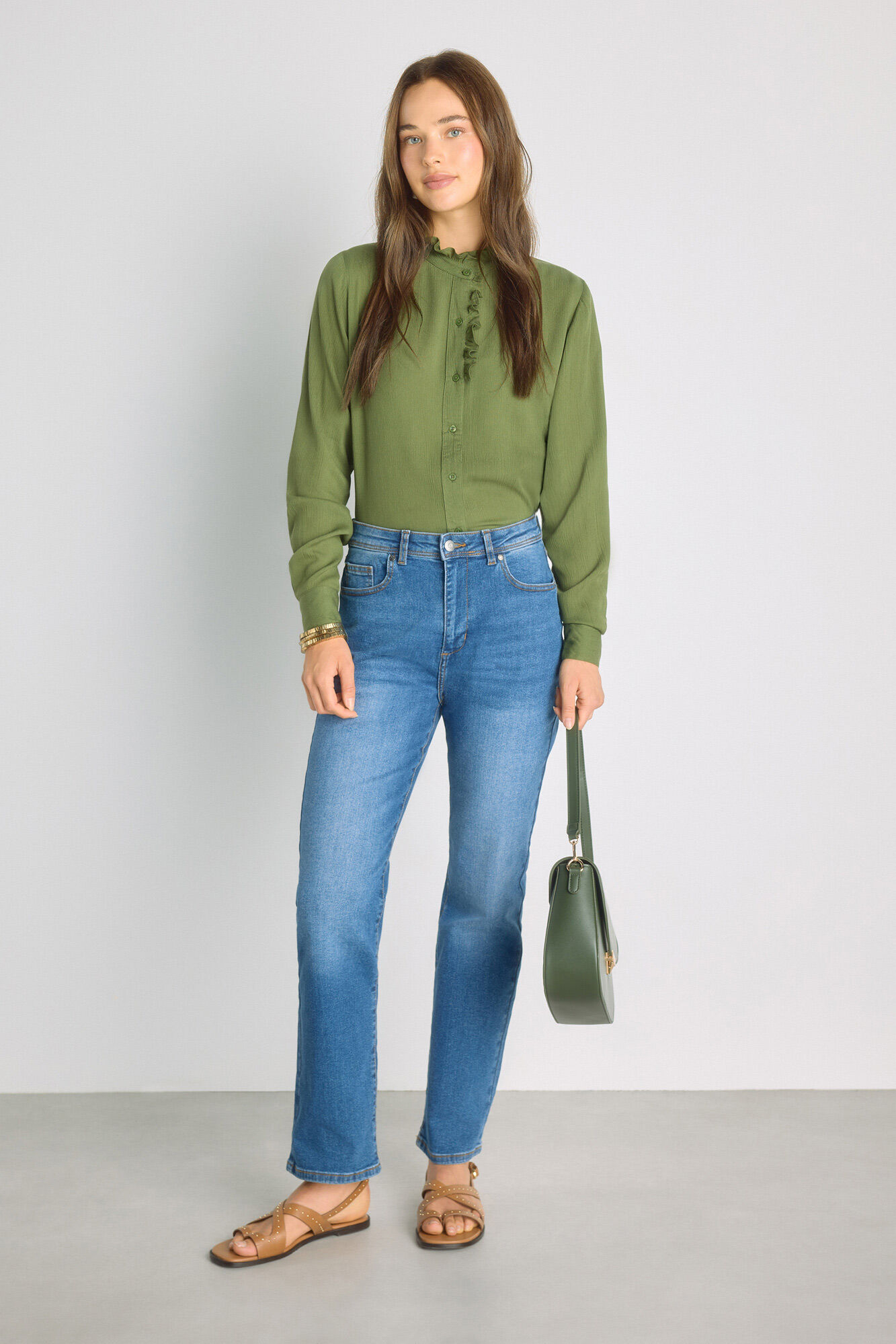 Milano Pantal&oacute;n de denim regular