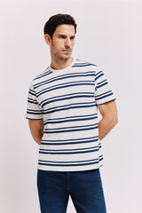 Milano Playera a rayas Navy