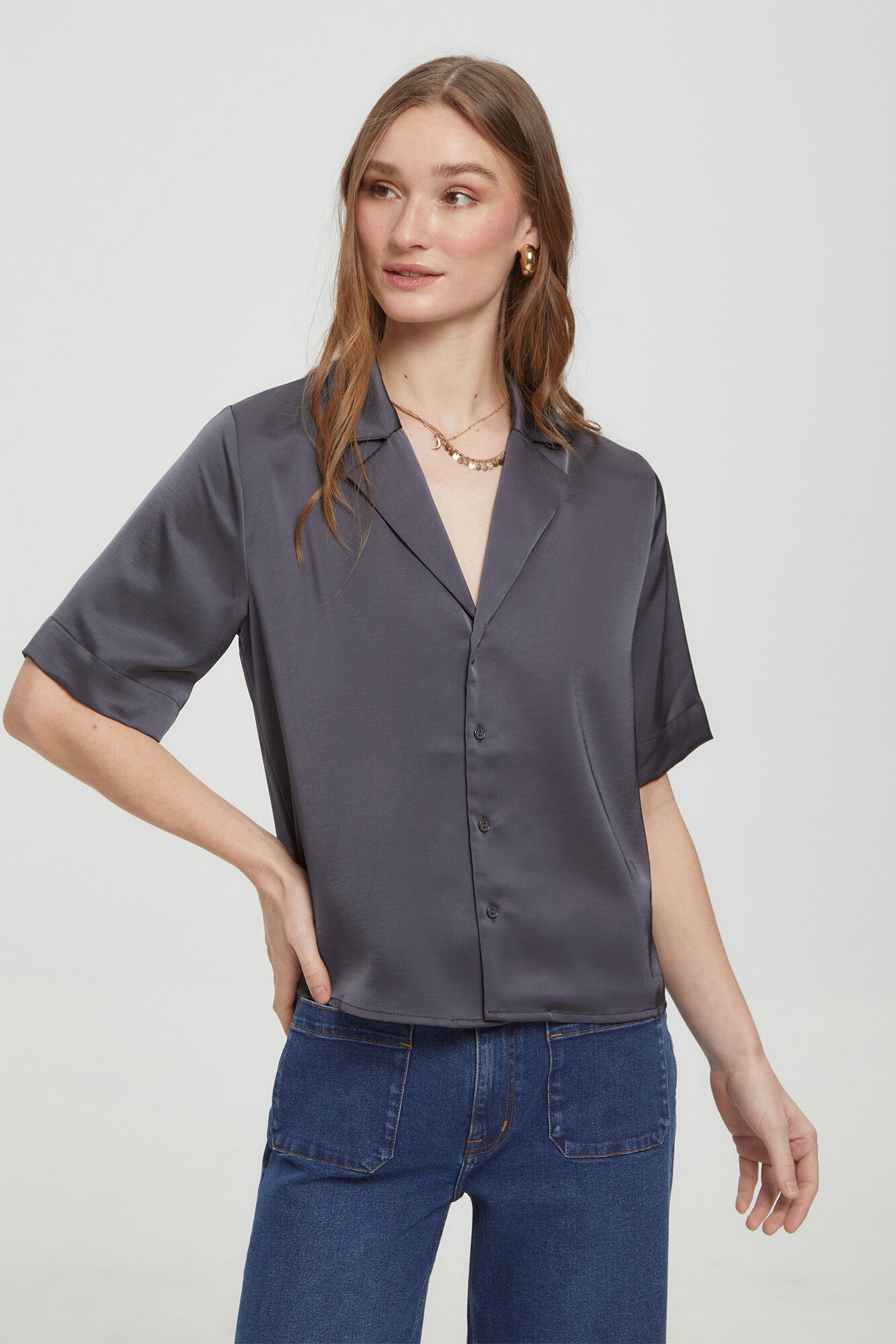 Milano Blusa pijamera Dorado/ Mostaza