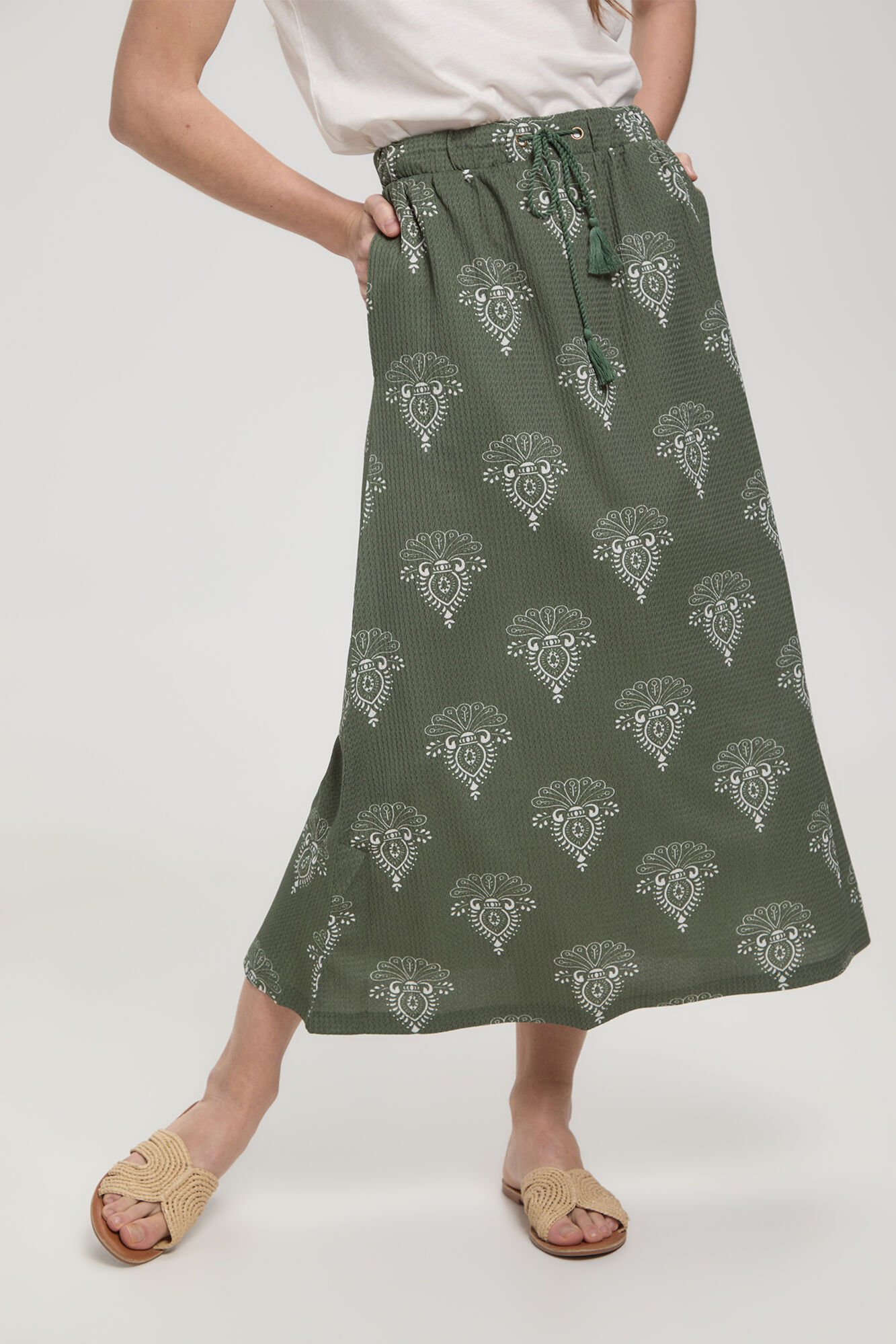 Milano Falda midi Verde