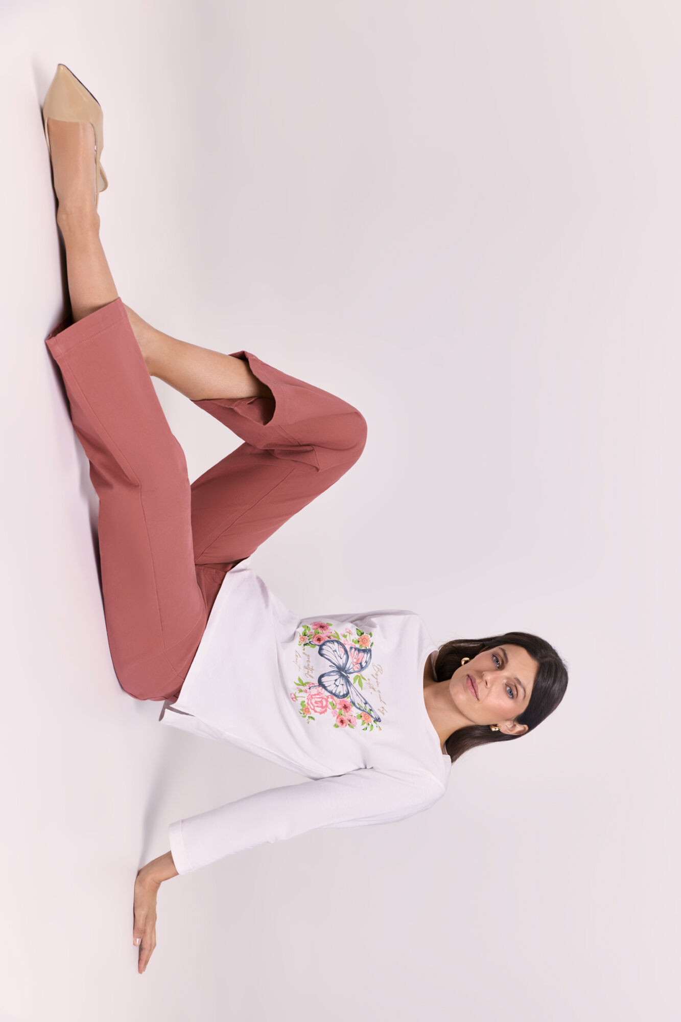 Milano Playera manga francesa estampado en el frente