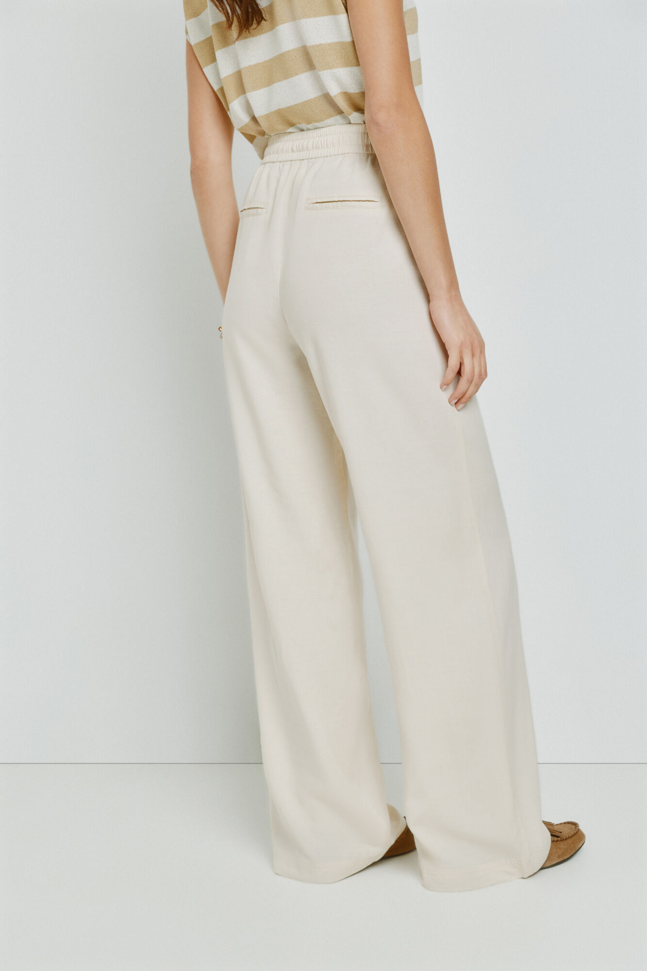 Milano Pantal&oacute;n holgado Beige