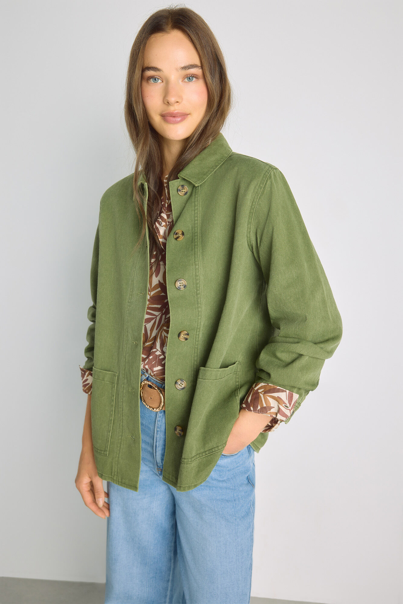 Milano Chamarra denim color