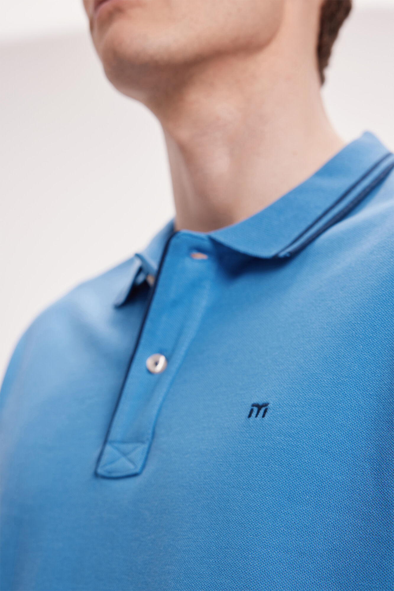 Milano Polo Tips Azul Oscuro