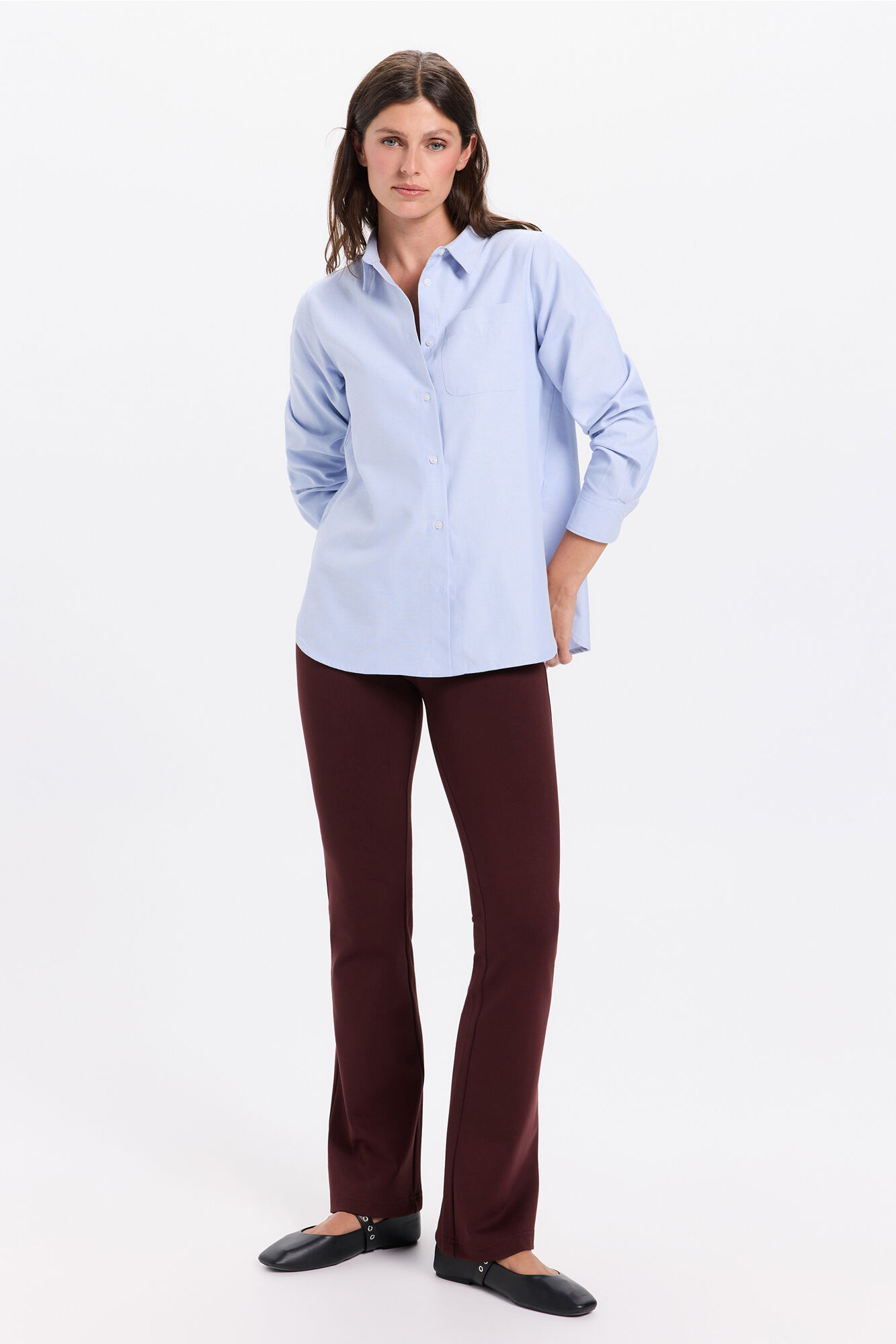 Milano Camisa Oxford Azul