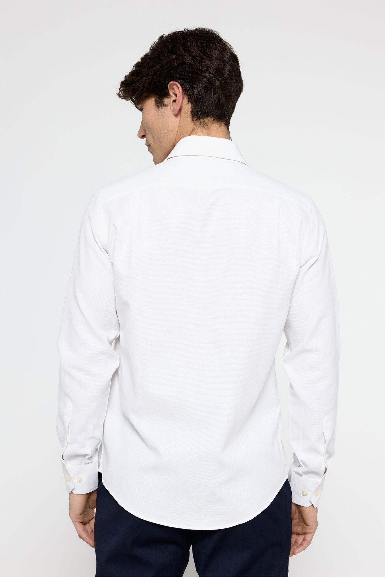 Milano Camisa Vestir Estructura Milano Blanco