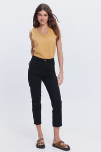 Fifty Outlet Pantalón pirata cinco bolsillos Negro