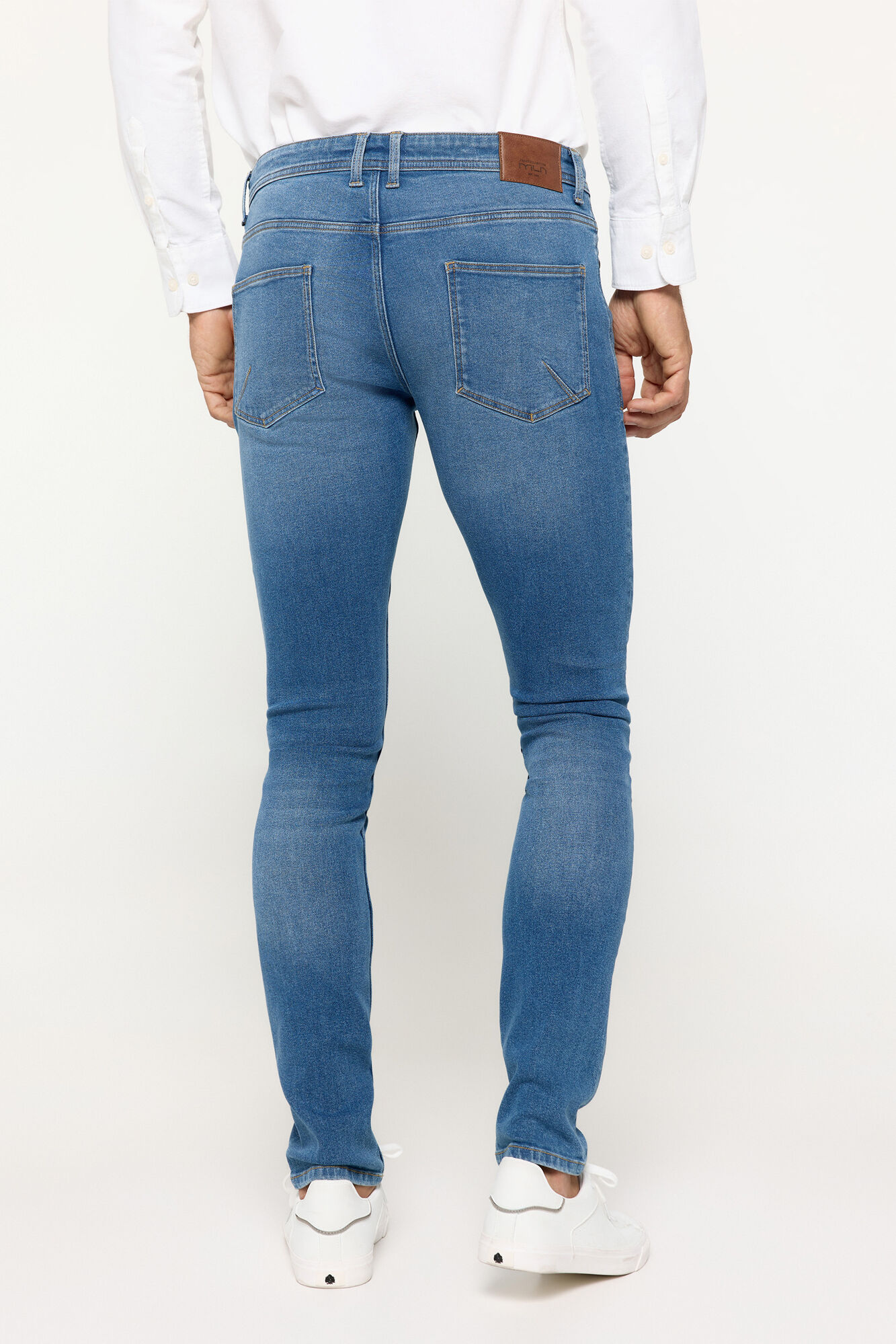 Milano Pantal&oacute;n Denim Skinny Azul