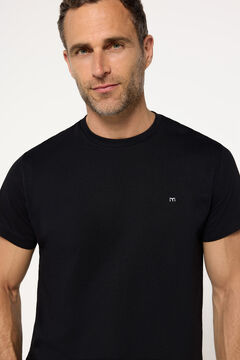 Fifty Outlet Playera básica 100% algodón Negro
