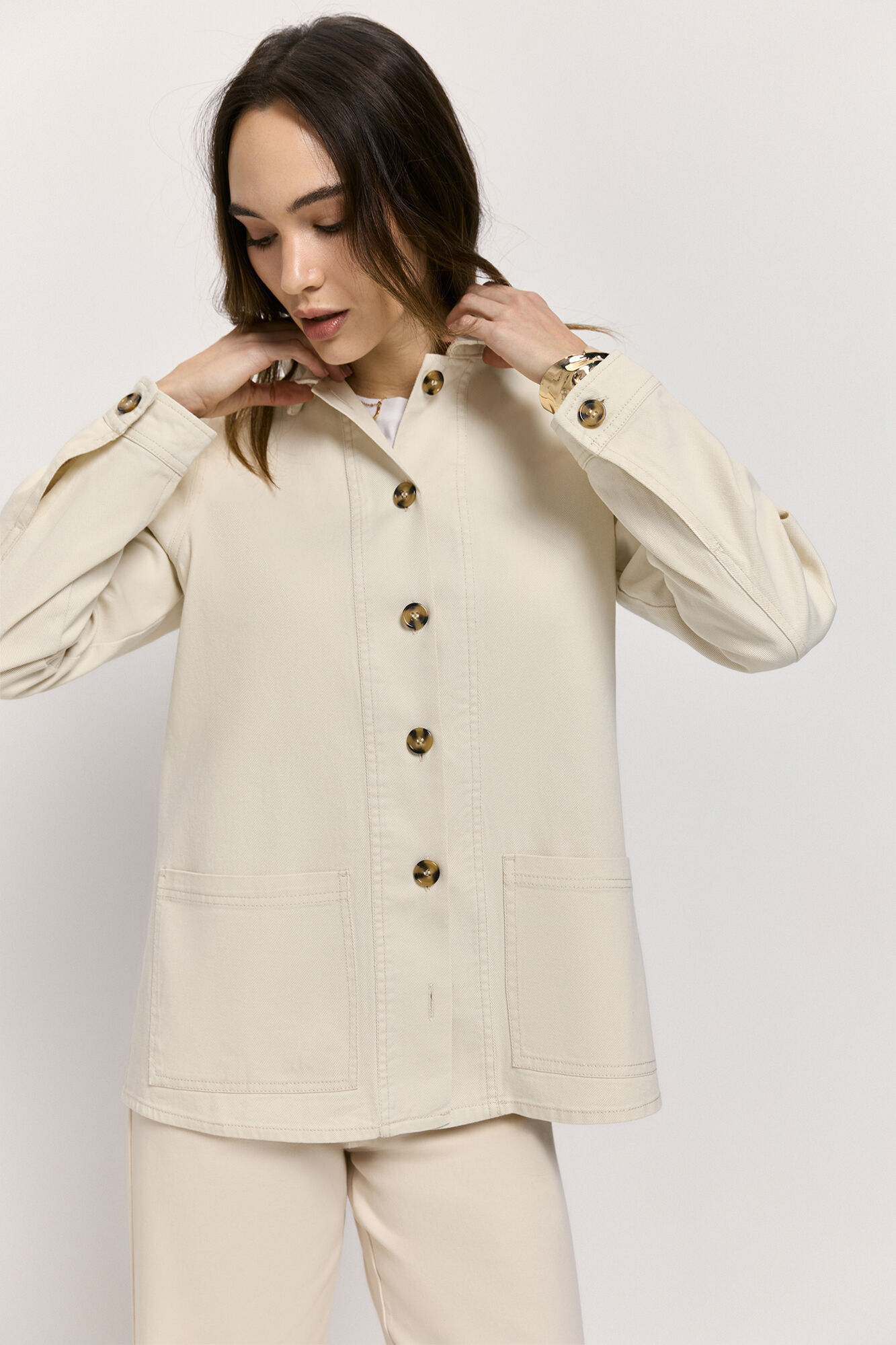 Milano Chamarra cuello solapa