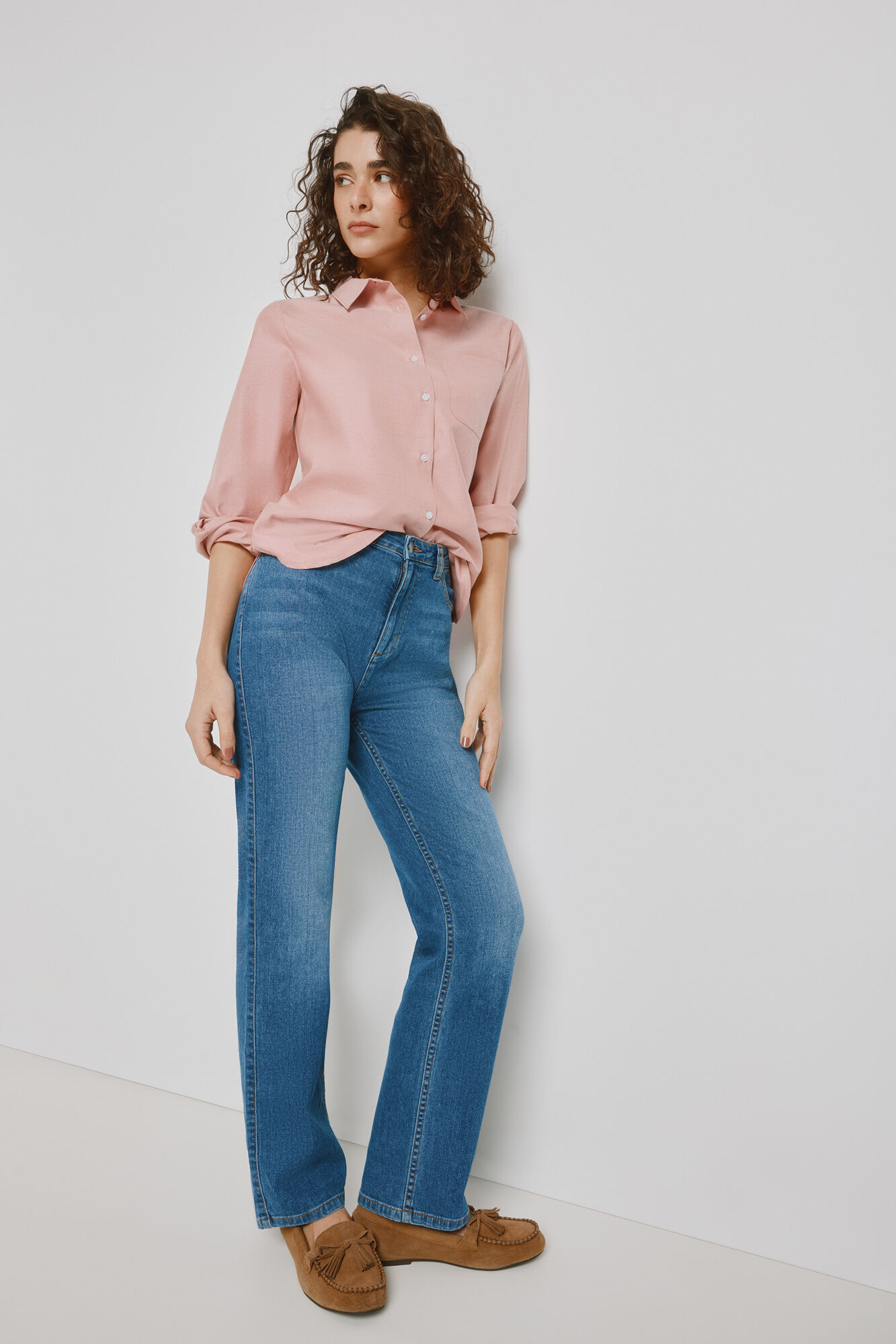 Milano Pantal&oacute;n regular de denim