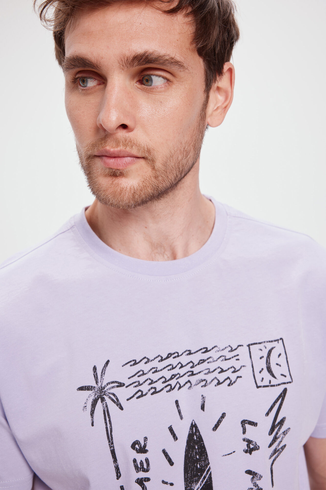 Milano Camiseta Estampada Naranja