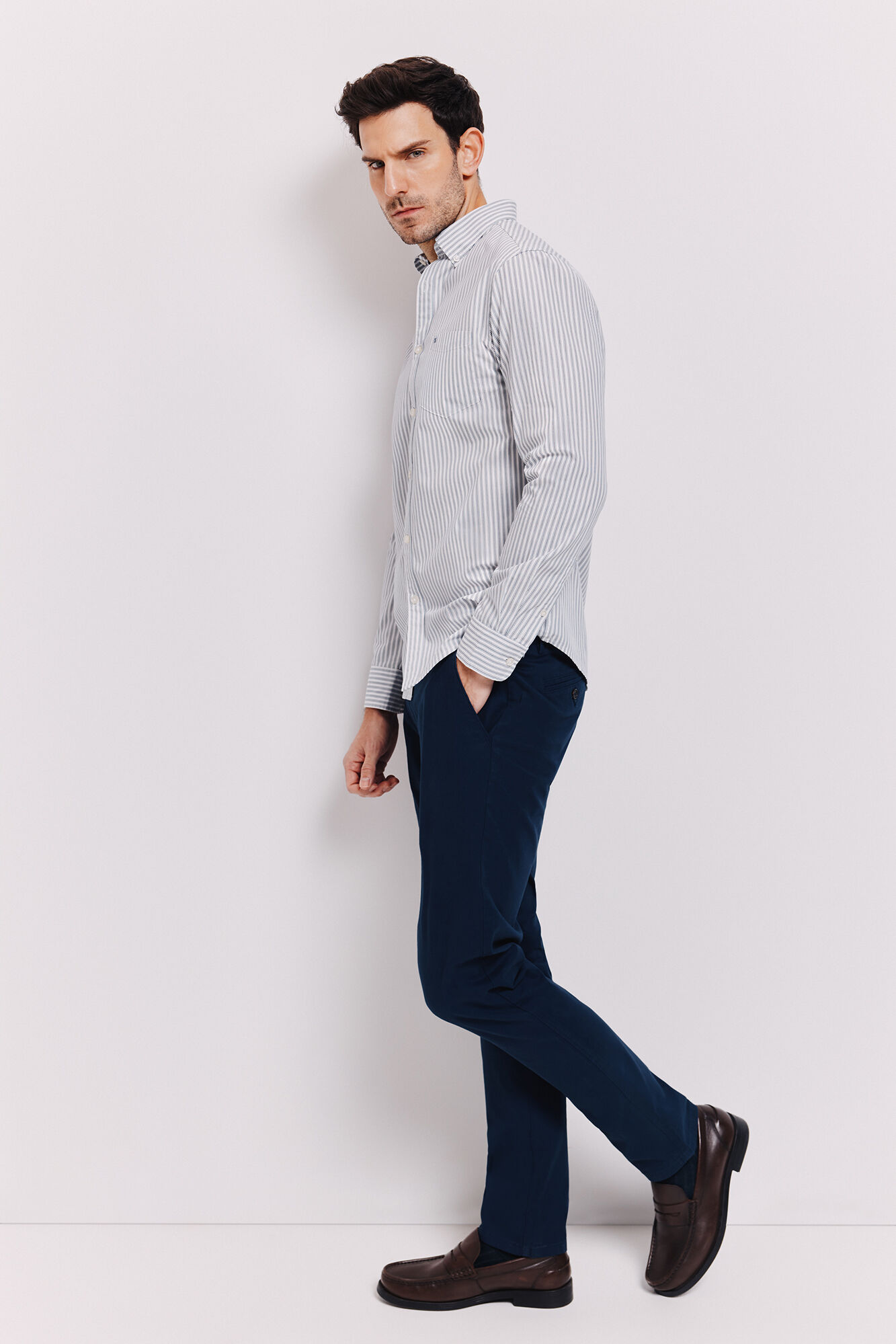 Milano Camisa manga larga a rayas