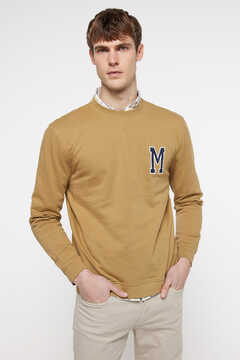 Fifty Outlet Sudadera Patch Milano beige