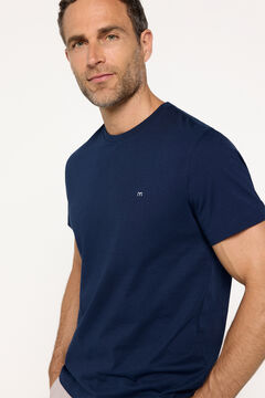 Fifty Outlet Playera básica 100% algodón Navy