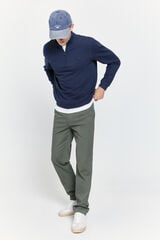 Milano Sudadera con logo de semi-cisne Navy