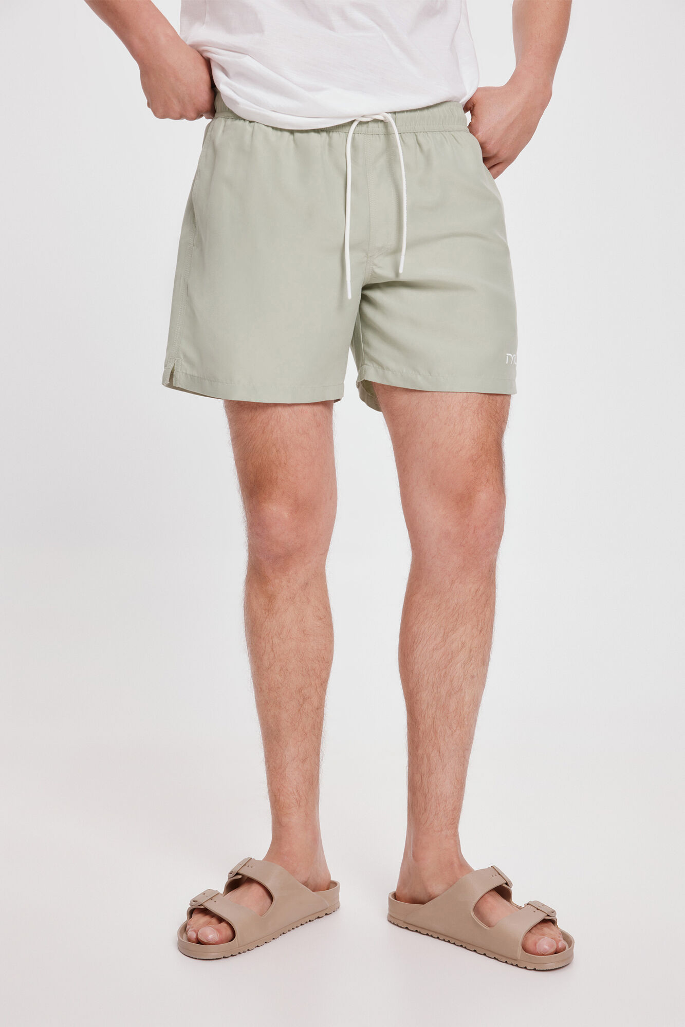 Milano Ba&ntilde;ador B&aacute;sico Corto Kaki Claro