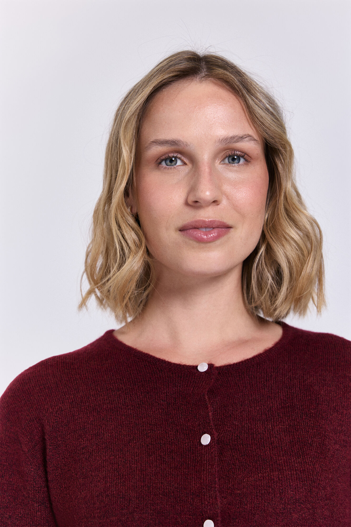 Milano C&aacute;rdigan de tejido con cierre de botones