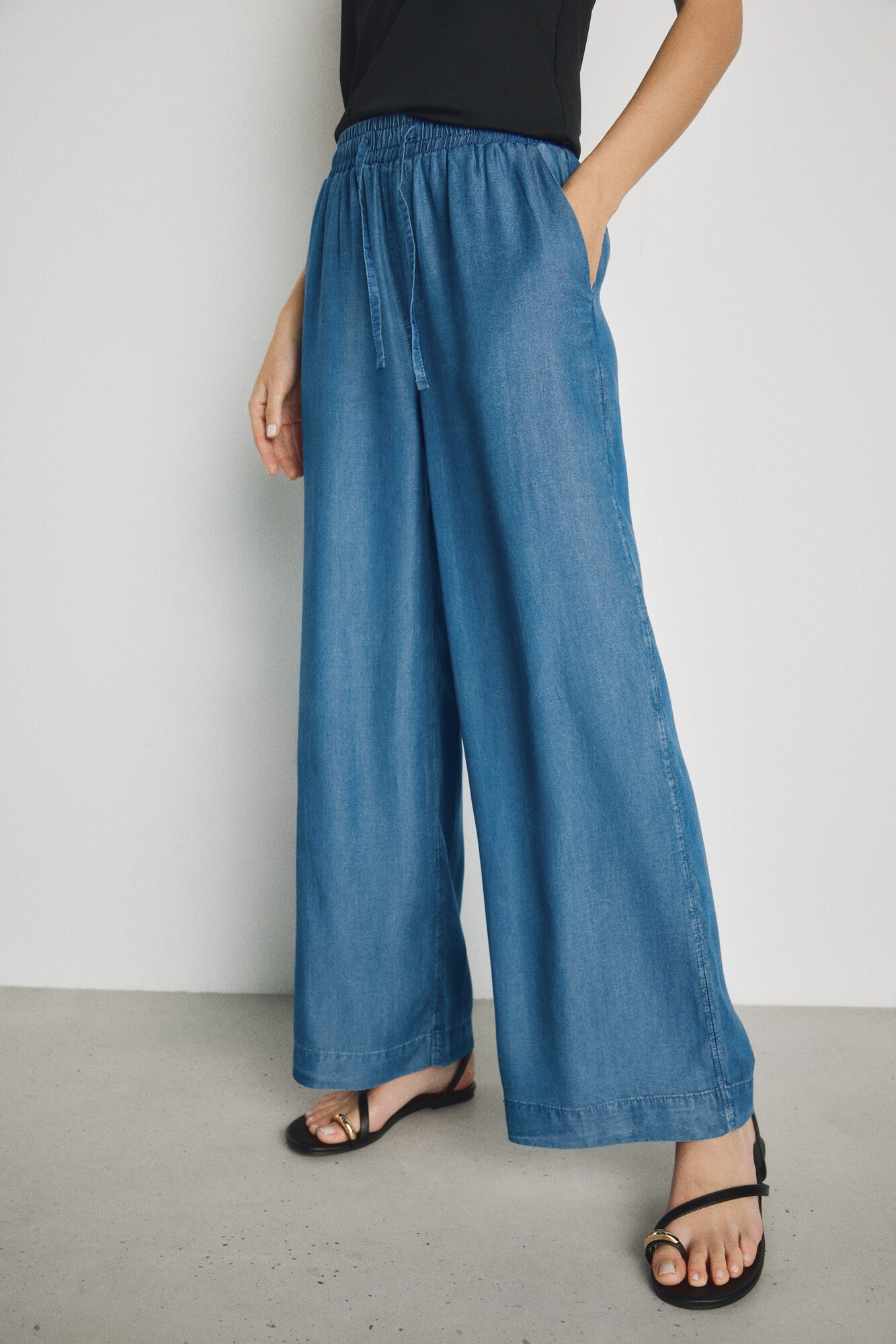 Milano Pantal&oacute;n de mezclilla ligero Azul