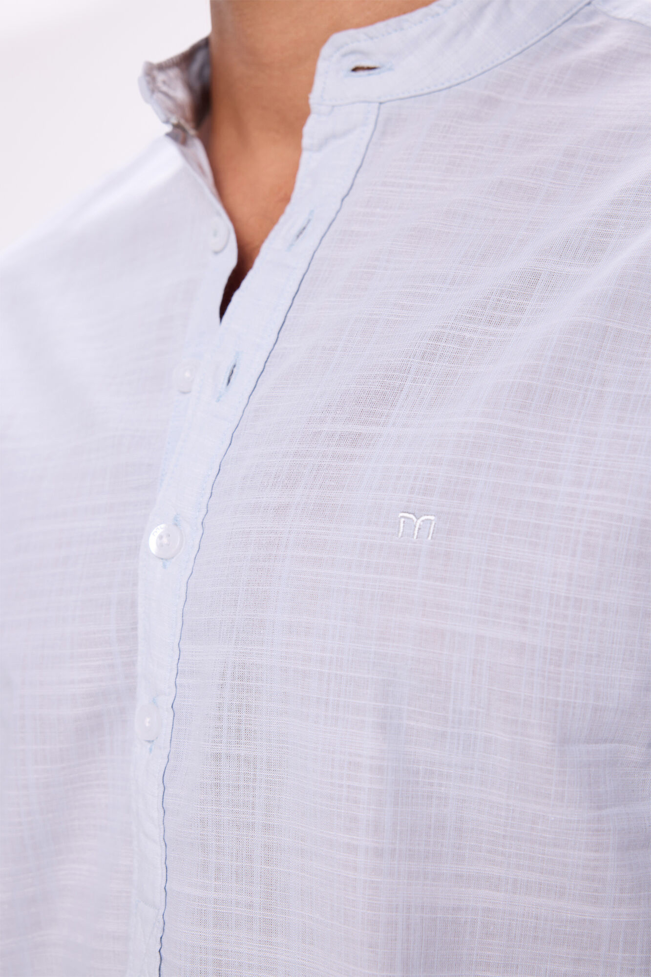 Milano Camisa playera Mao Azul