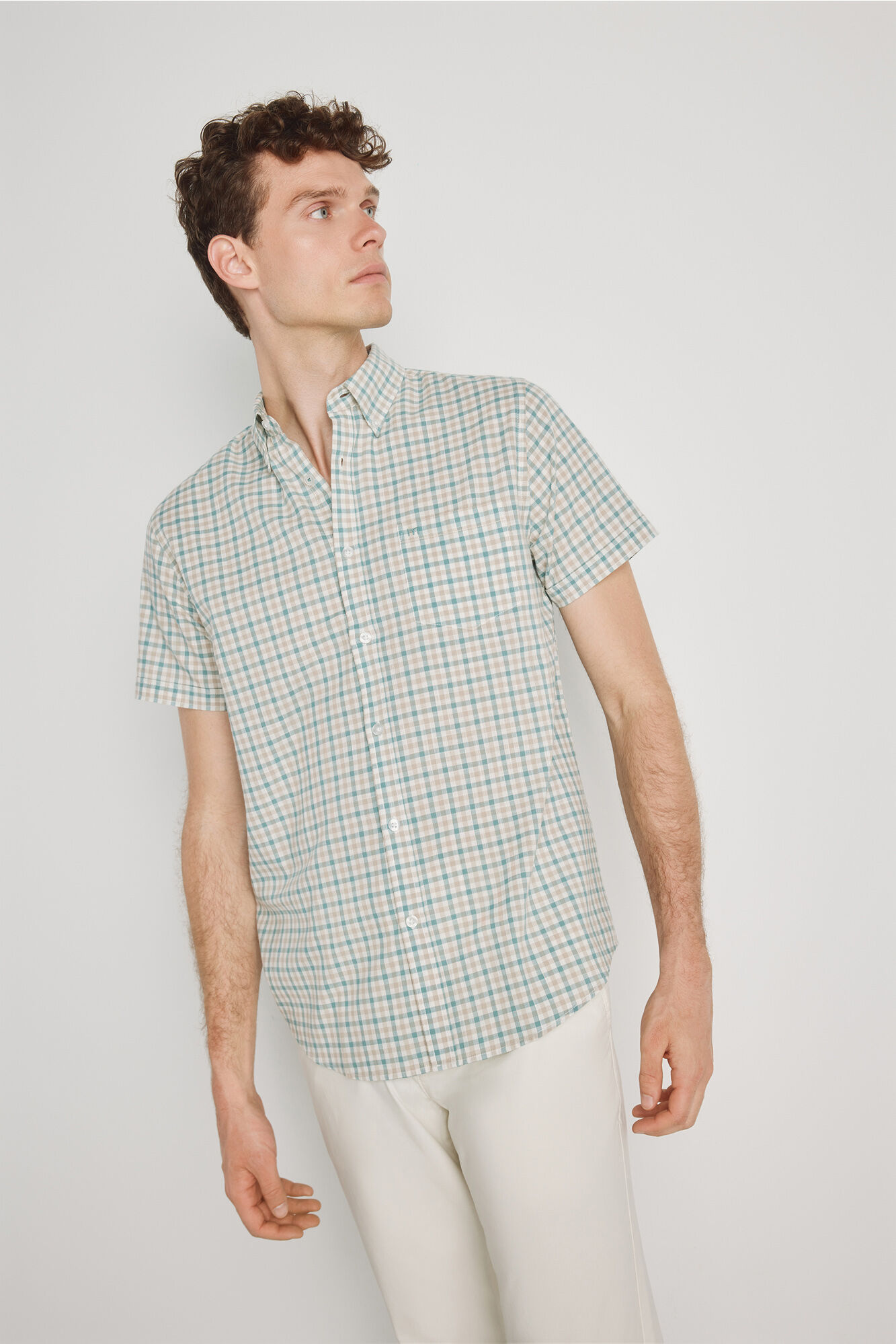 Milano Camisa de cuadros manga corta