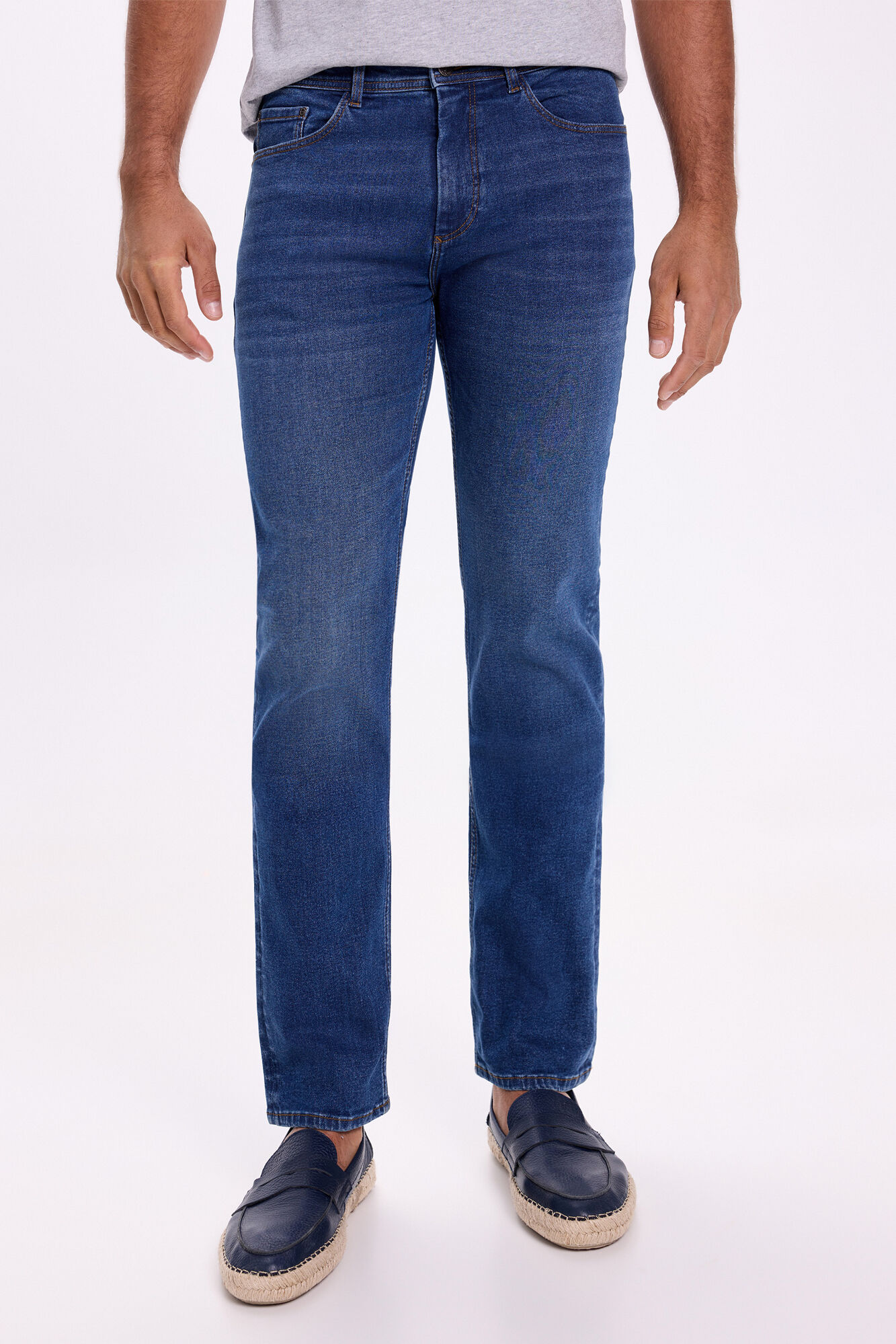 Milano Pantal&oacute;n denim ajustado
