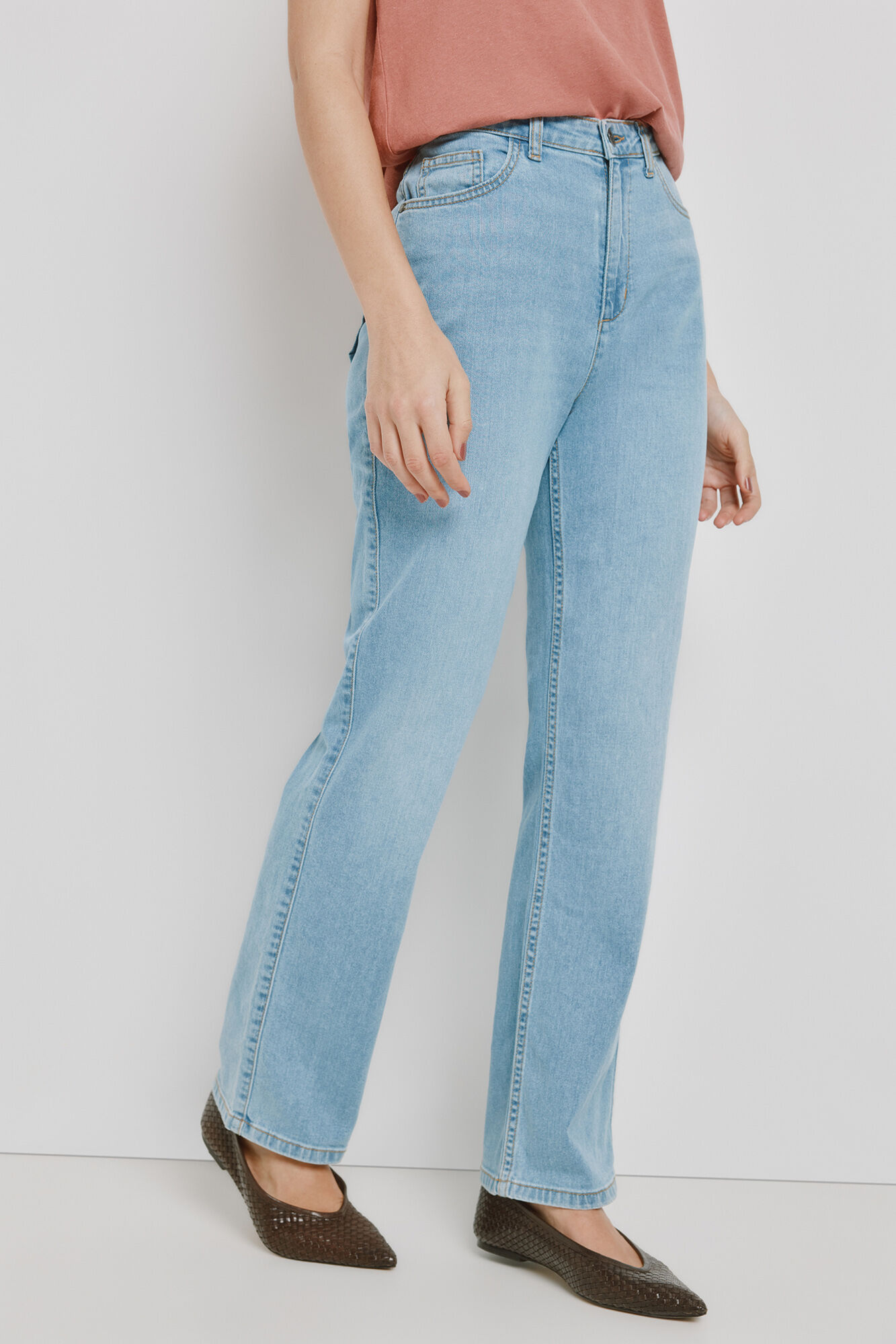 Milano Pantal&oacute;n regular de denim