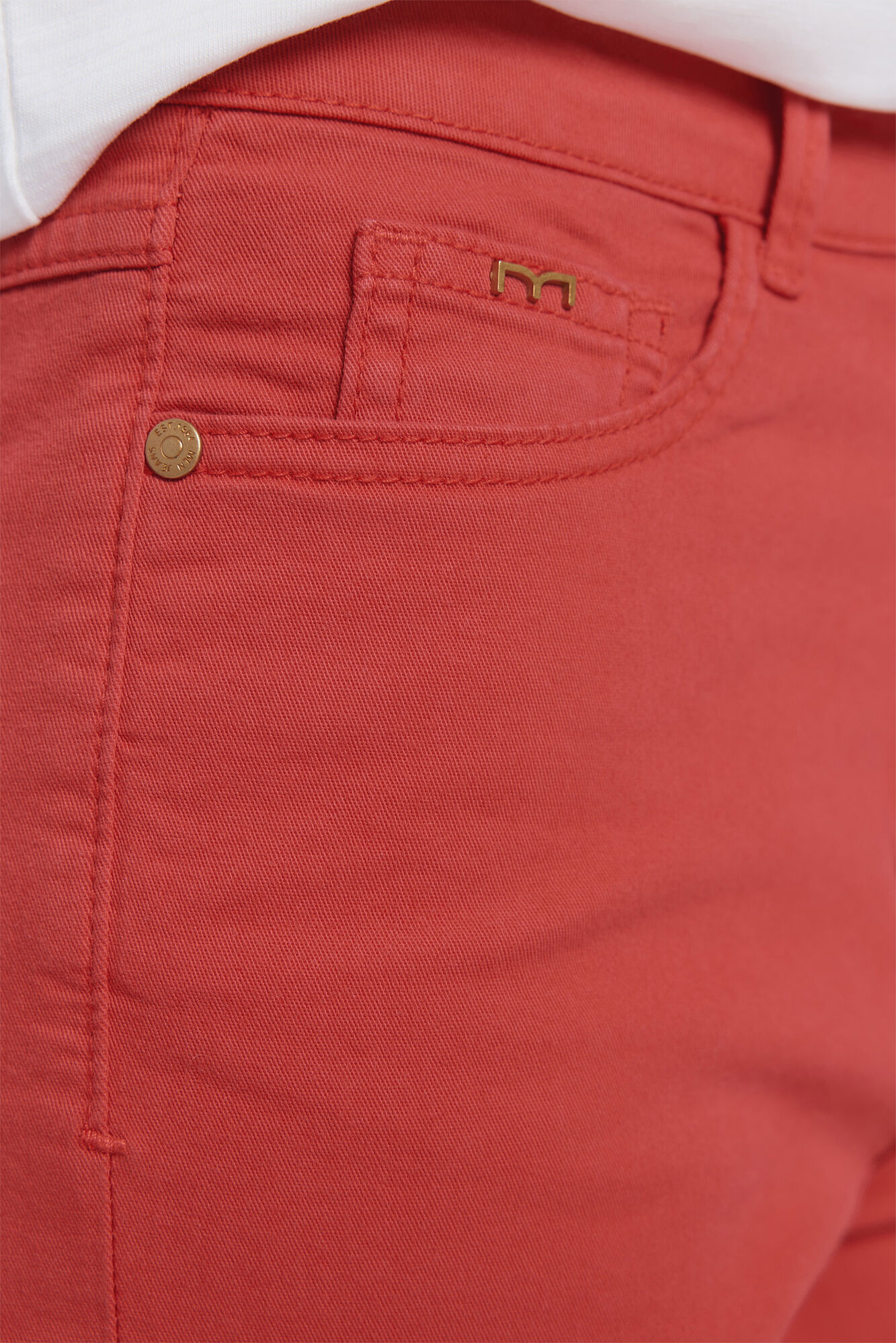 Milano Pantal&oacute;n pirata cinco bolsillos Rojo