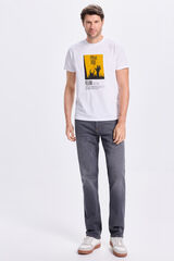 Milano Pantalón denim cómodo Gris