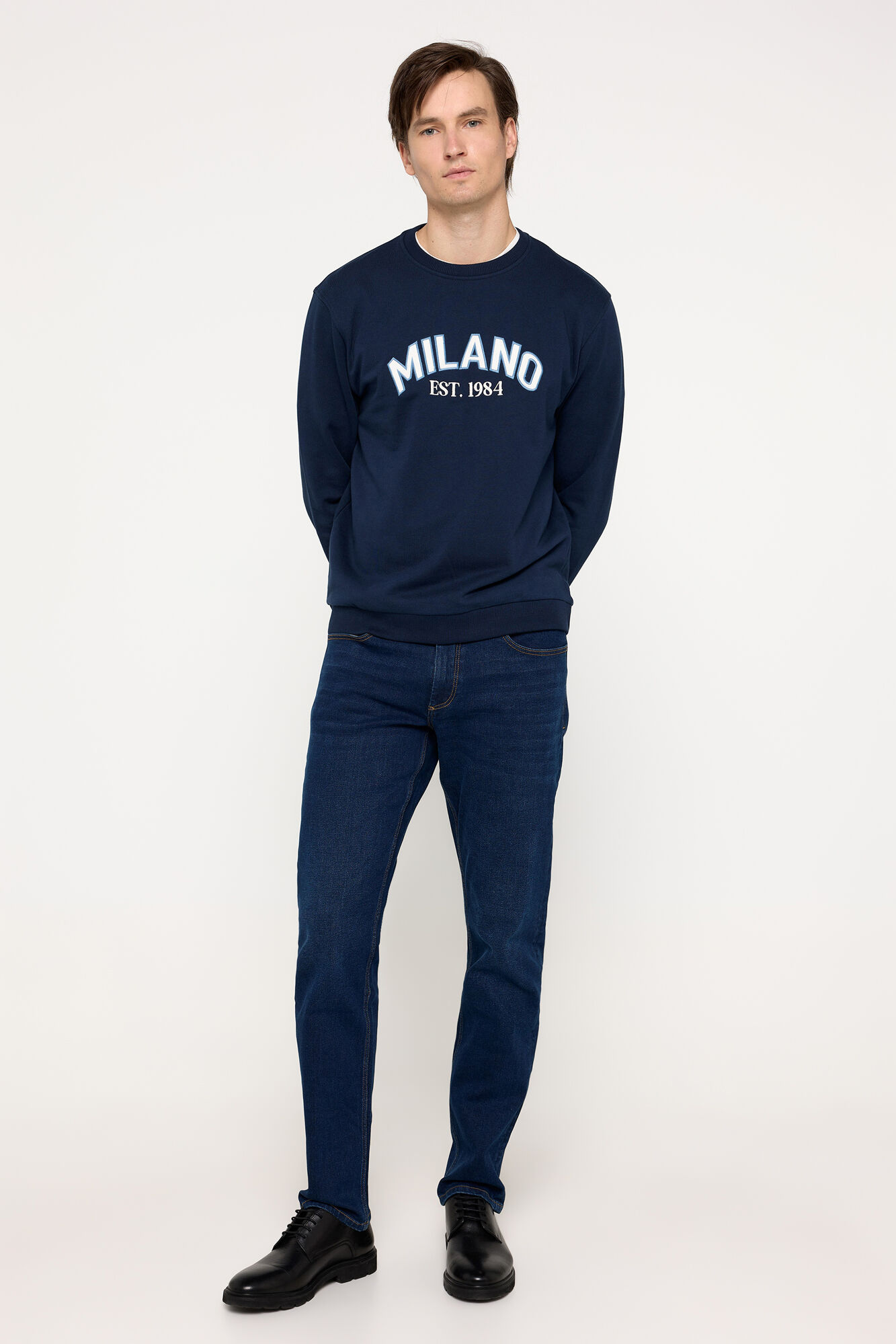 Milano Sudadera B&aacute;sica Aniversario Navy