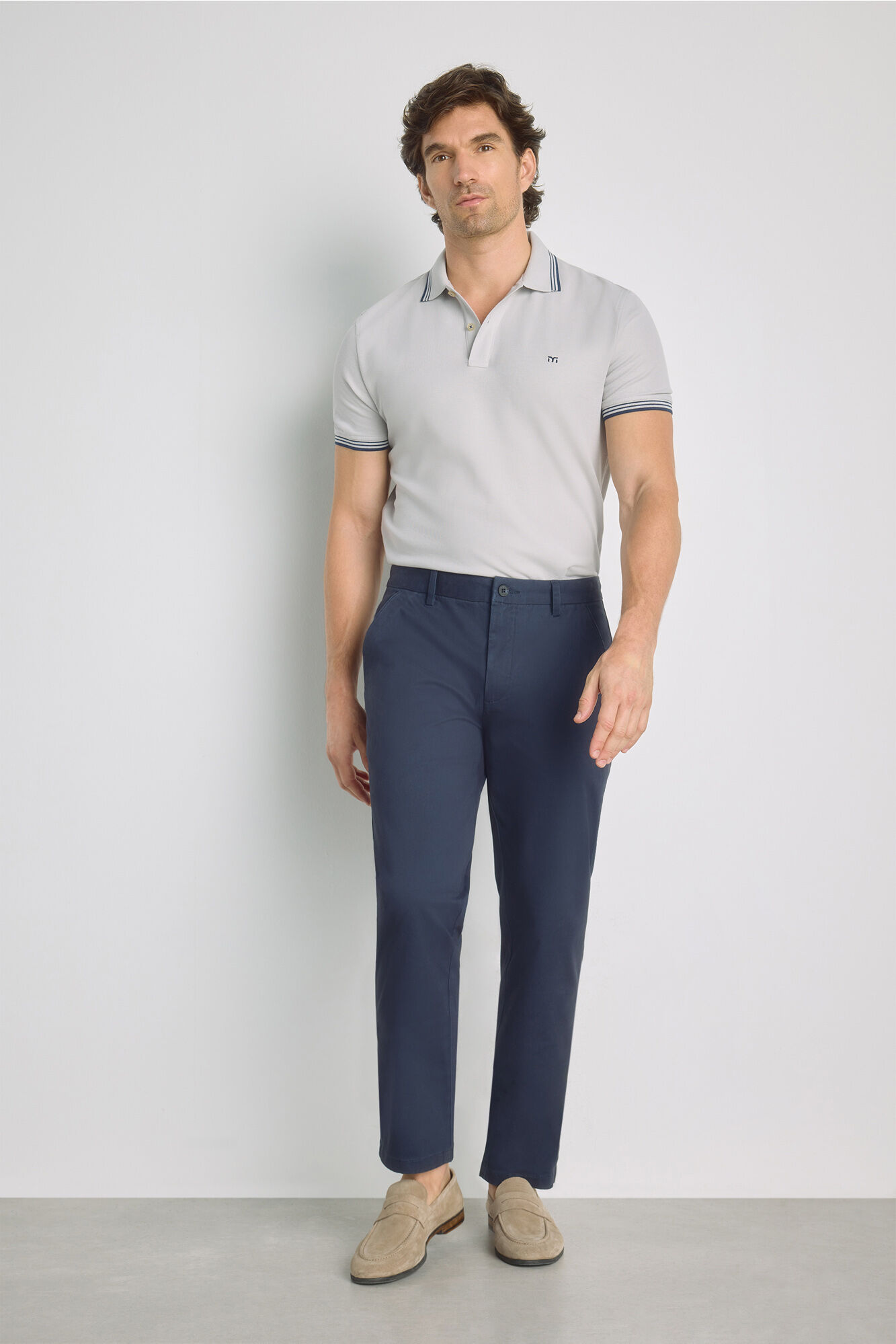 Milano Pantal&oacute;n chino slim Navy