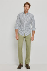 Milano Pantal&oacute;n chino regular fit Kaki Claro