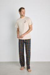 Milano Pijama de punto y tela Beige