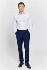 Milano Camisa de vestir entallado Blanco