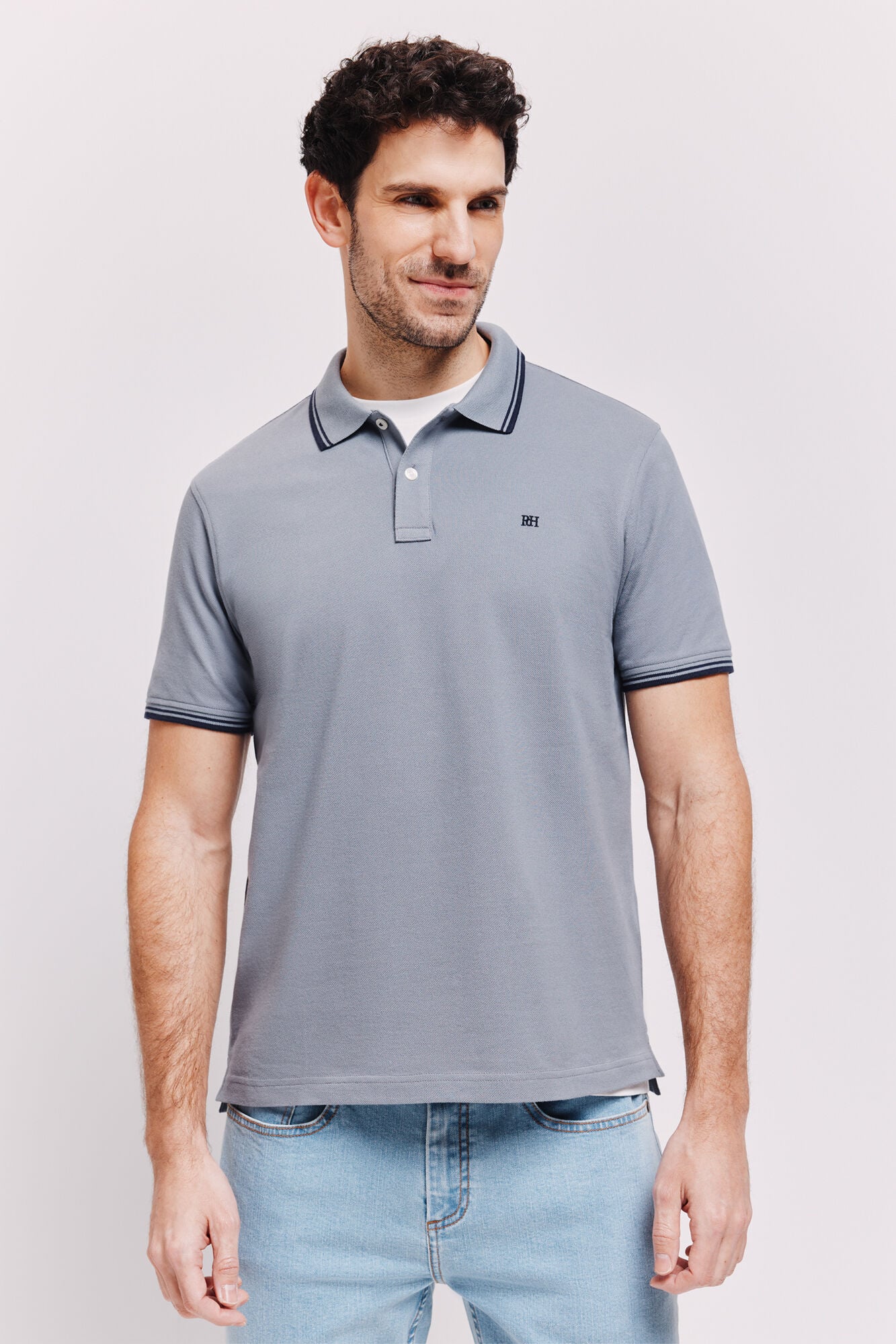 Pedro del Hierro Polo manga corta