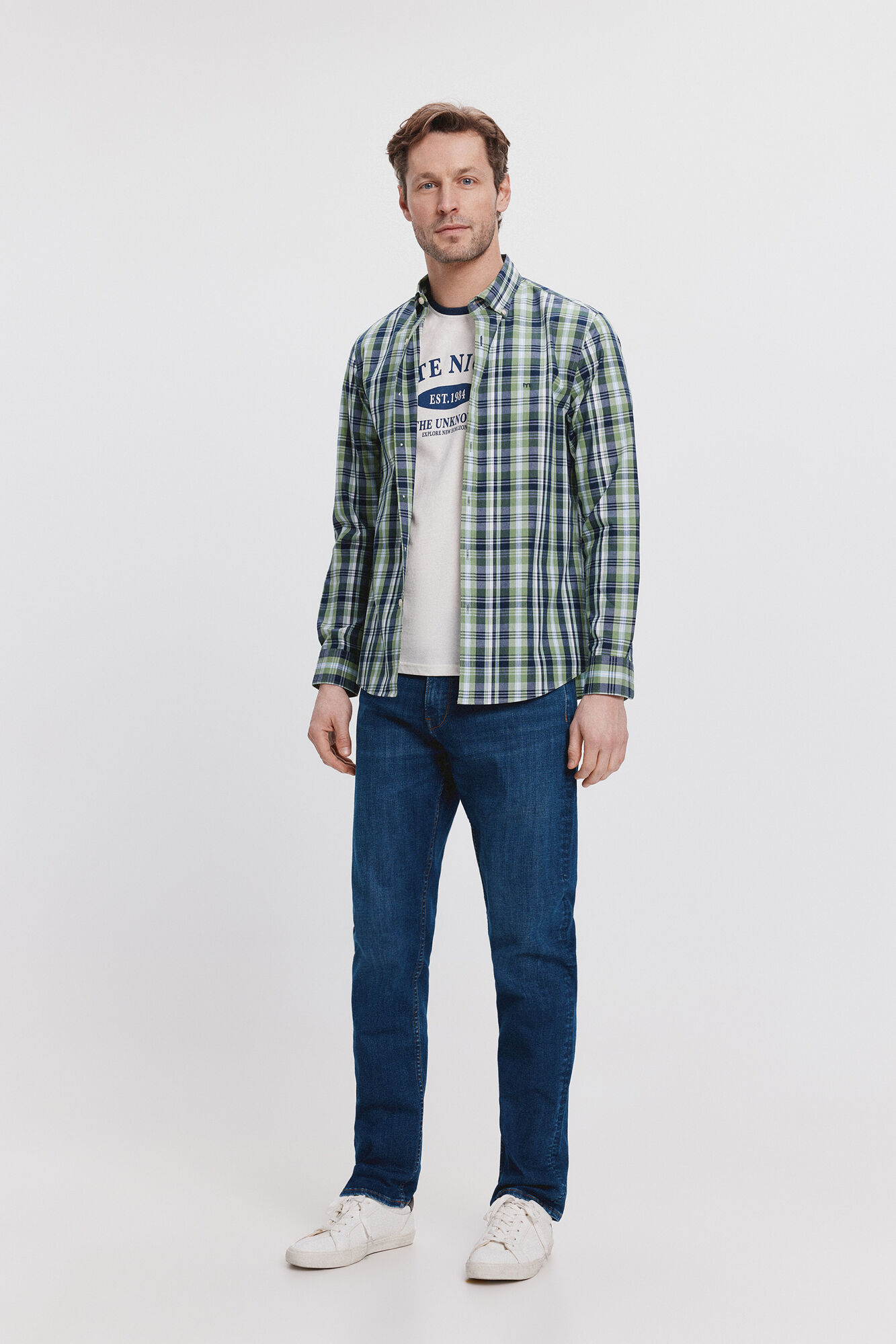 Milano Camisa Popel&iacute;n Verde