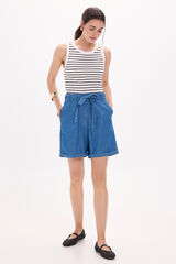 Fifty Outlet Denim de bermudas ligera Azul