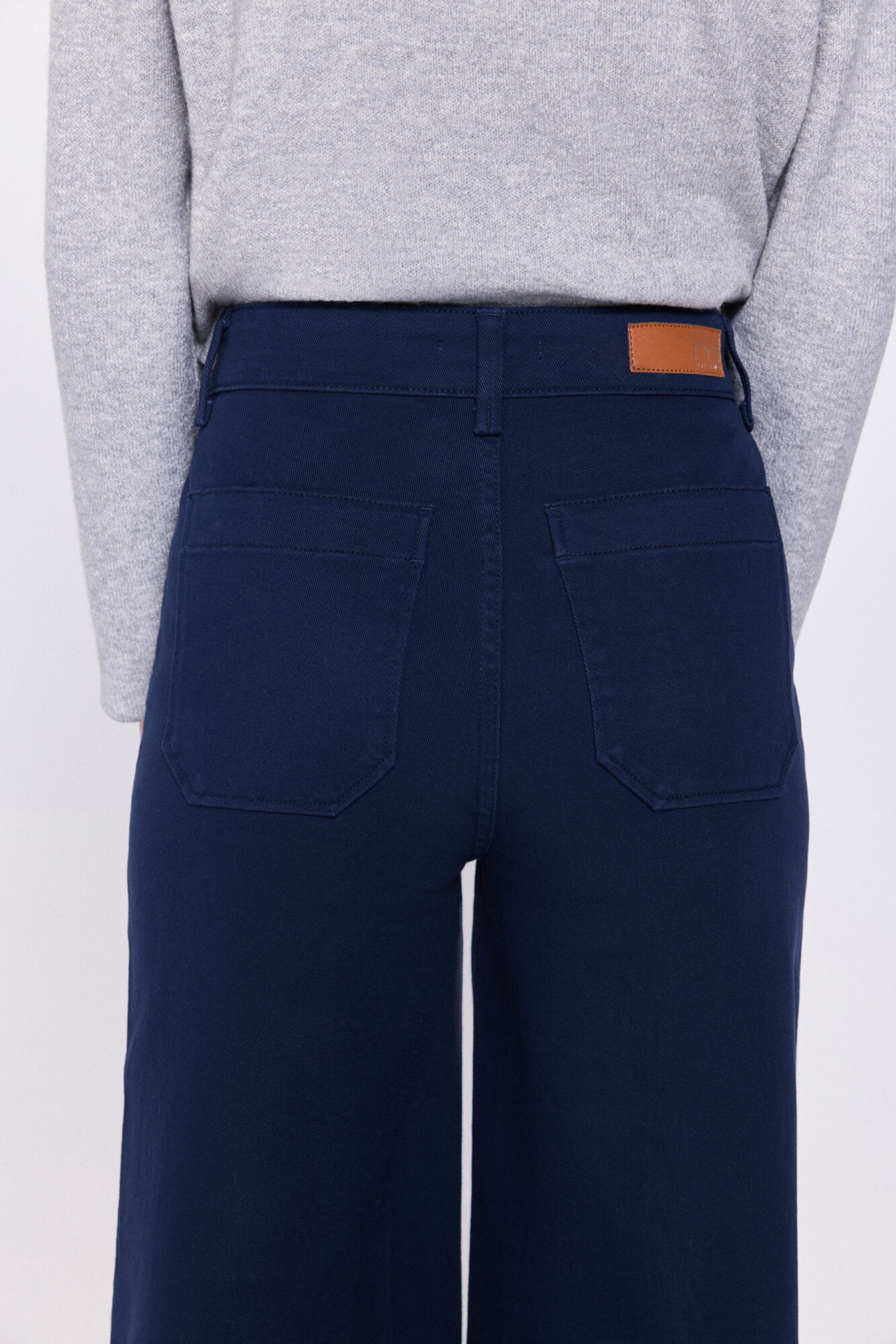 Milano Pantal&oacute;n culotte con pantal&oacute;n tiro Navy