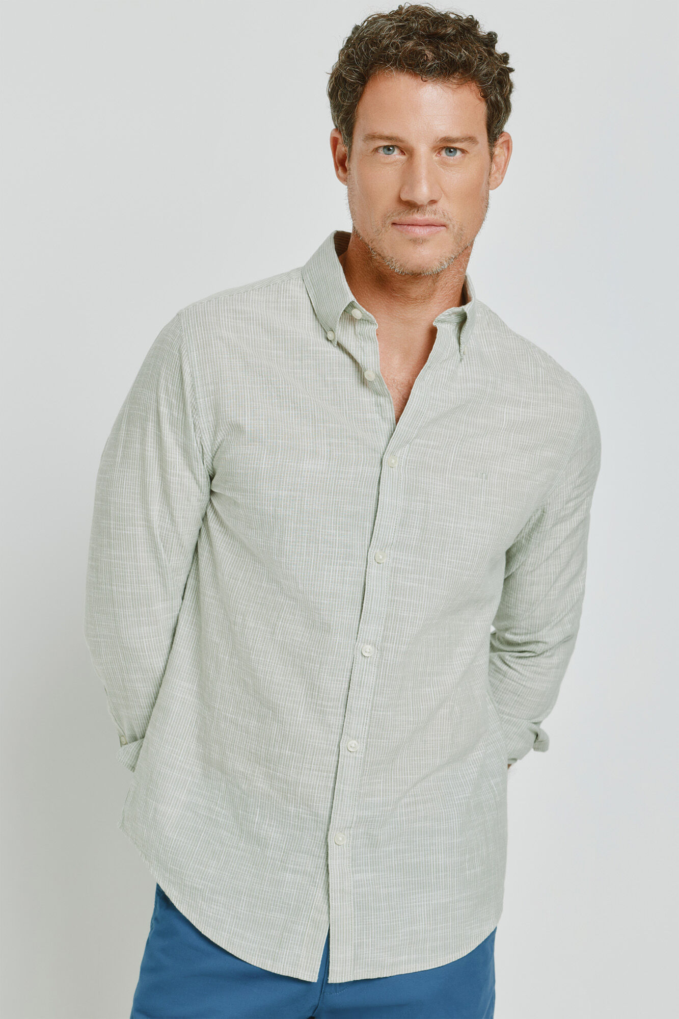 Milano Camisa de rayas manga larga