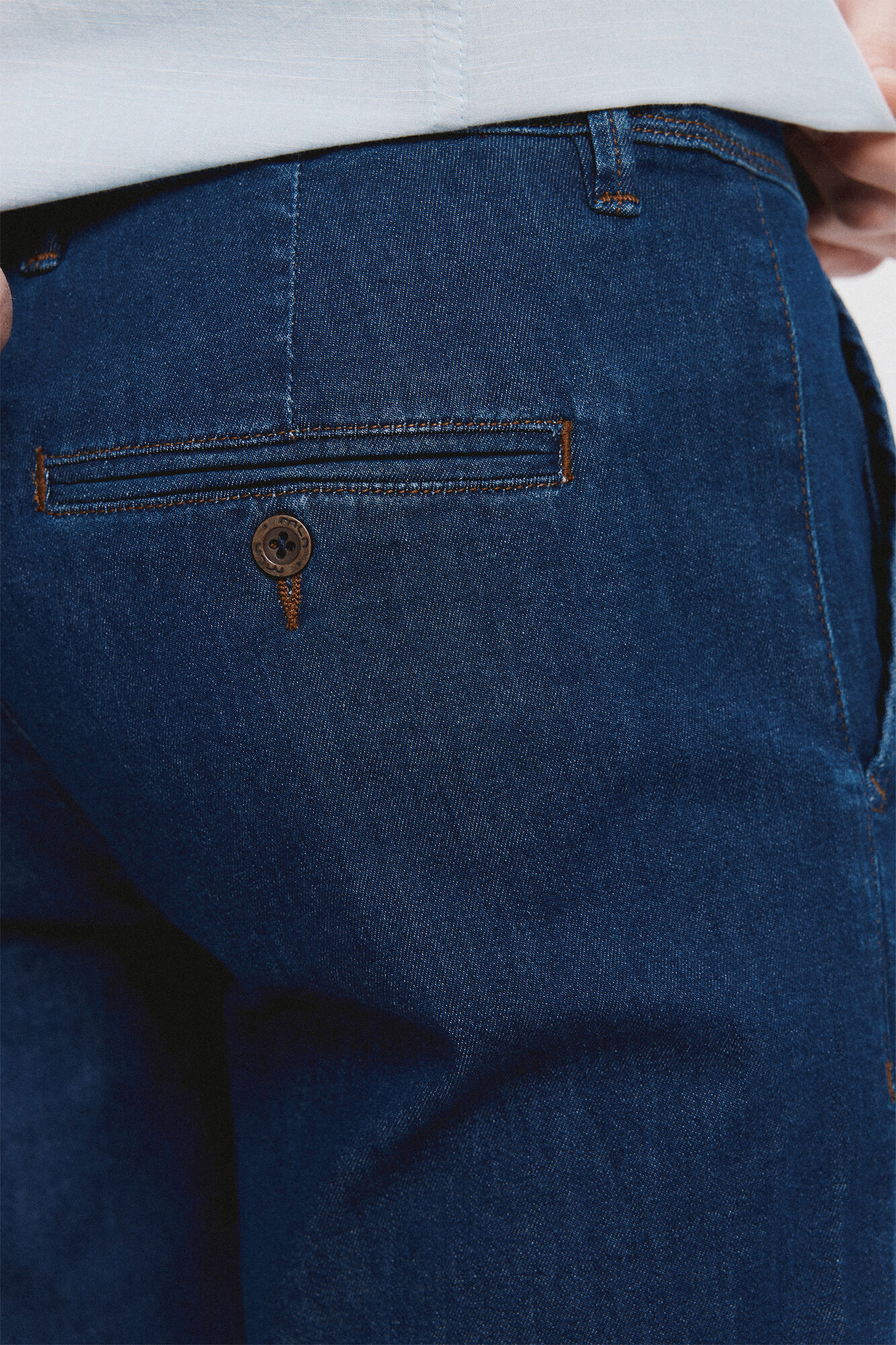 Milano Chino Denim Algod&oacute;n Navy