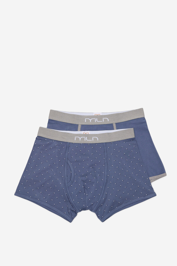 Milano Pack de boxers print fantasía Azul