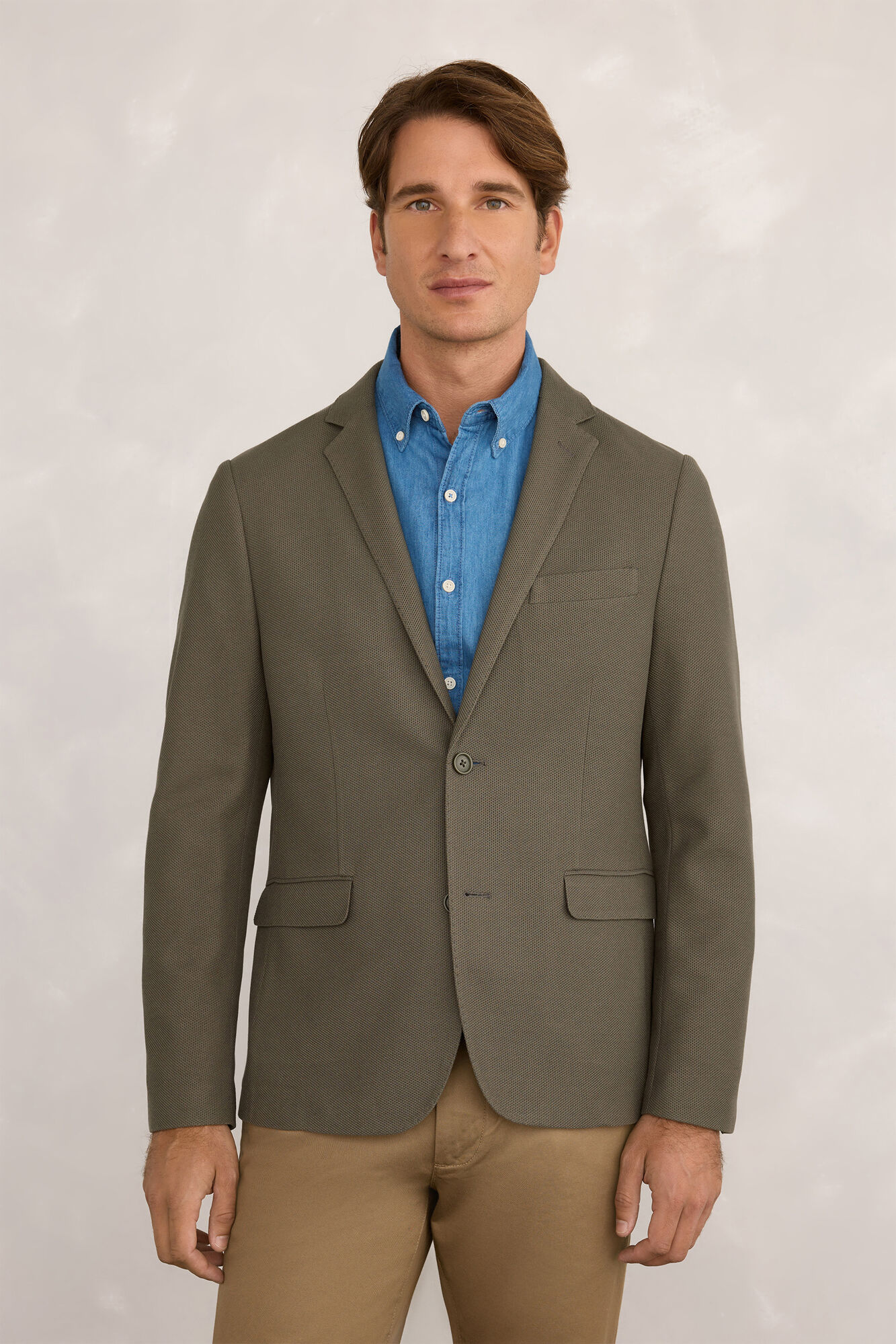 Milano Blazer de punto entallada